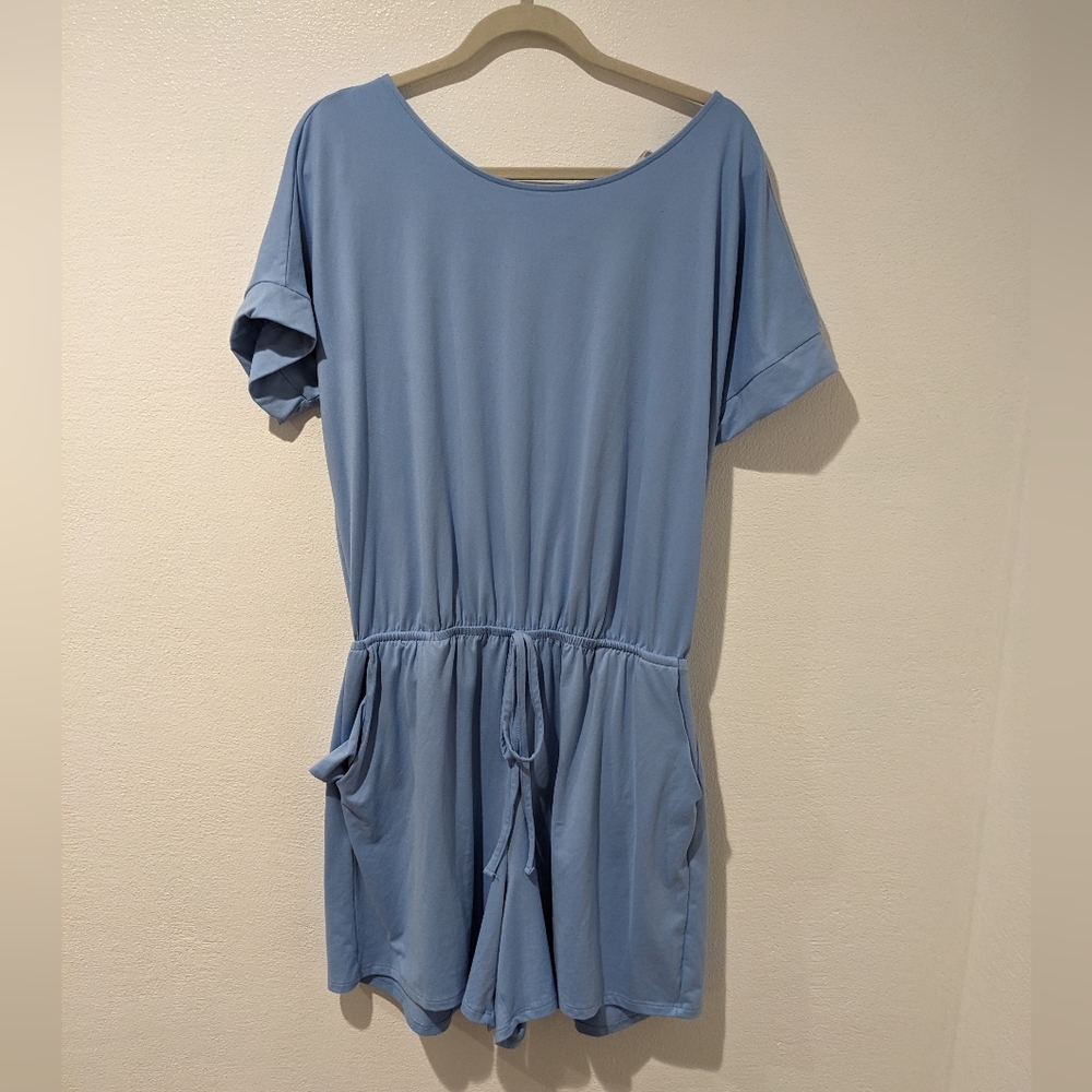 Light blue romper NWOT